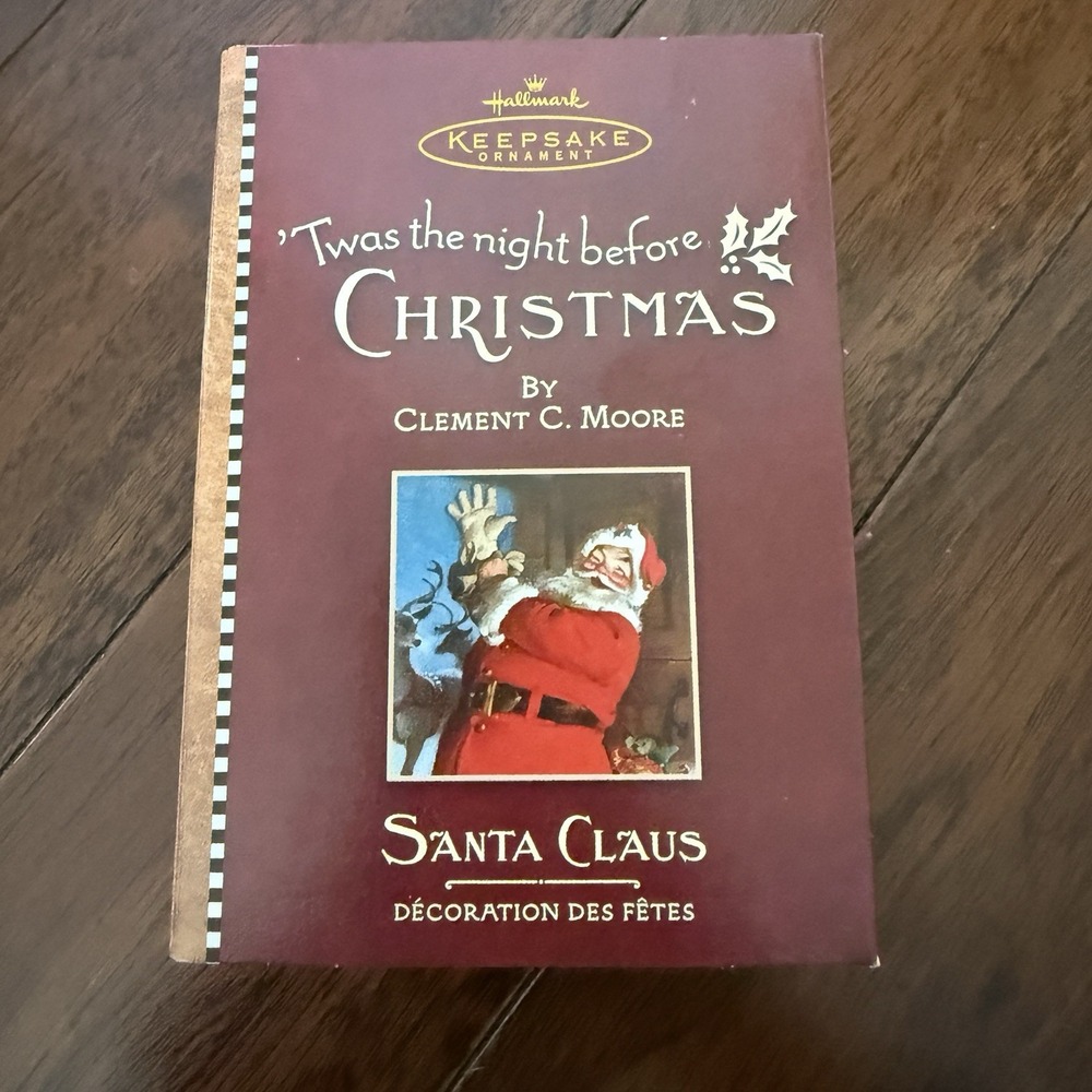 Hallmark Keepsake 2001 Twas the Night Before Christmas‎ Santa Claus